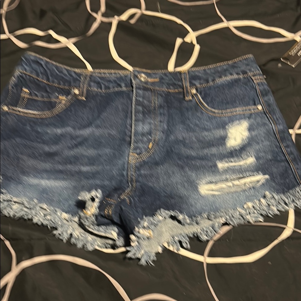 Nwt Refuge Blue Jean Shorts